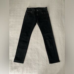 Mens AlX Armani Exchange distressed black skinny jeans in size 29